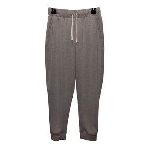 Free Fly Womens Jogger Pants S Beige Bamboo Blend Comfy Elastic Waist Drawstring
